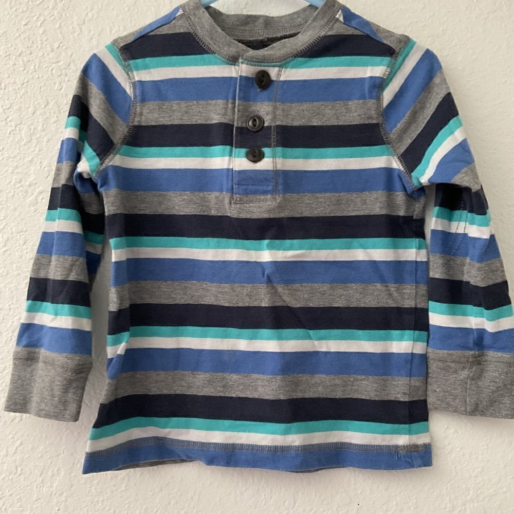 OSHKOSH B'GOSH  LONG SLEEVE STRIPED SHIRT